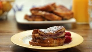 Frambozen cheesecake wentelteefjes